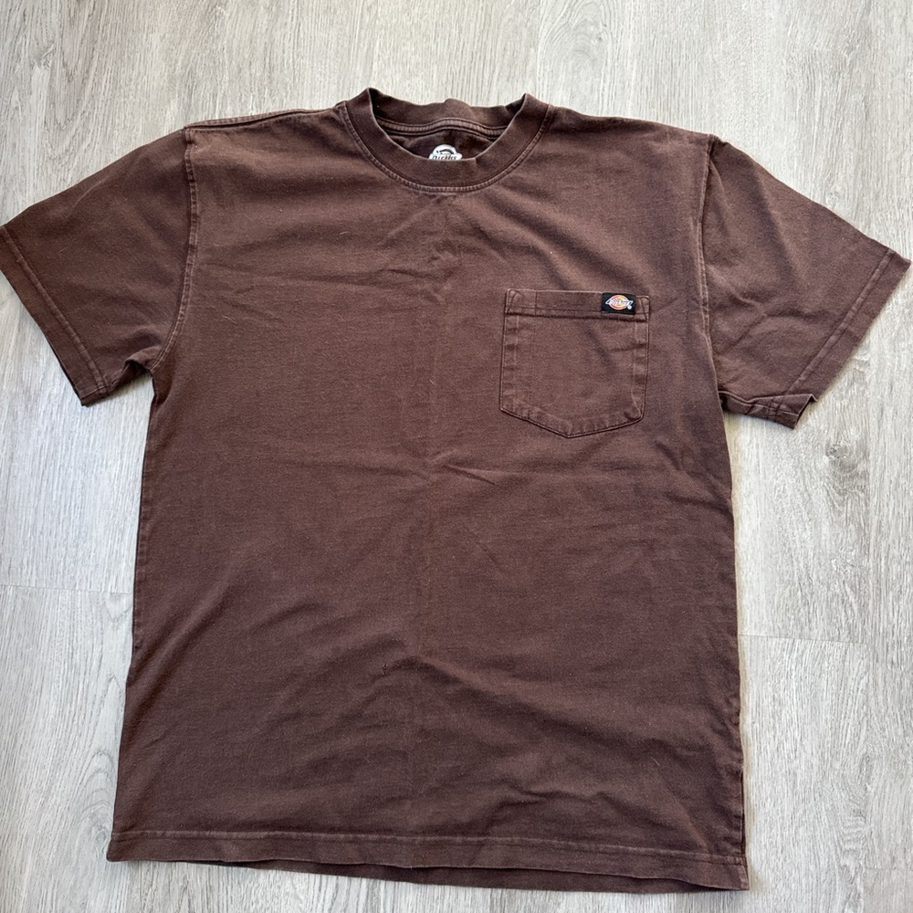 Dickies Chocolate Brown Men's Short Sleeve Tee